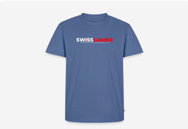 T-shirt Premium bio Homme Bleu Pigeon
