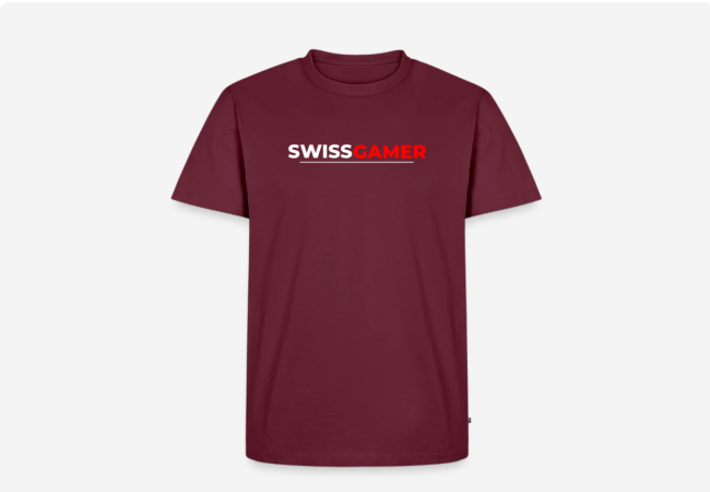 T-shirt Premium bio Homme Bourgogne
