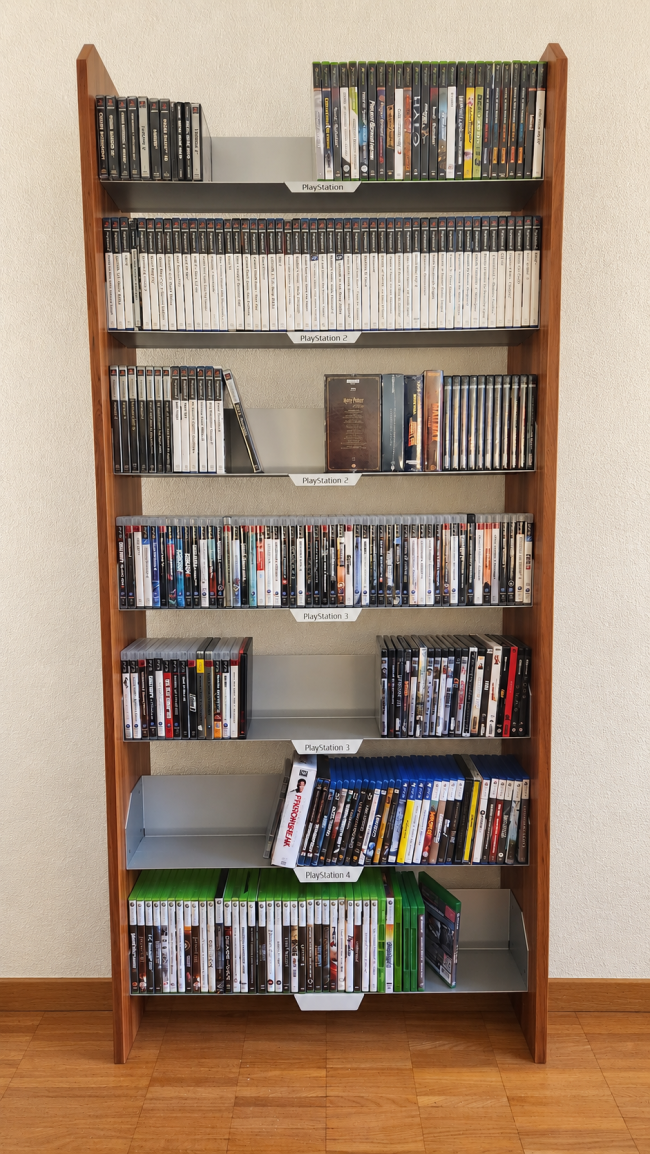 Étagère gaming pour collectionneur 