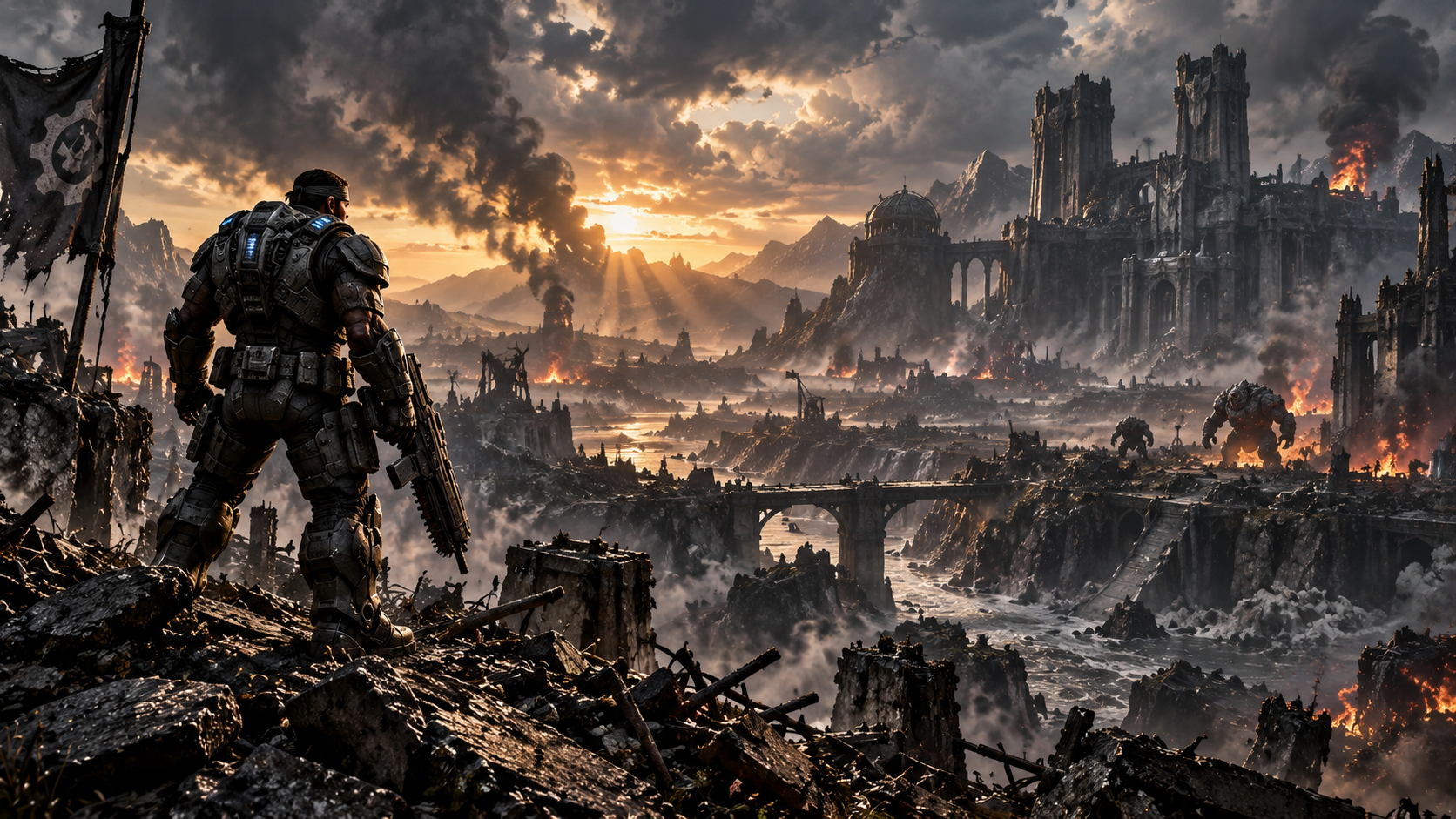 Gears of War: E-Day – SwissGamer Illustration du jeu Gears of War: E-Day